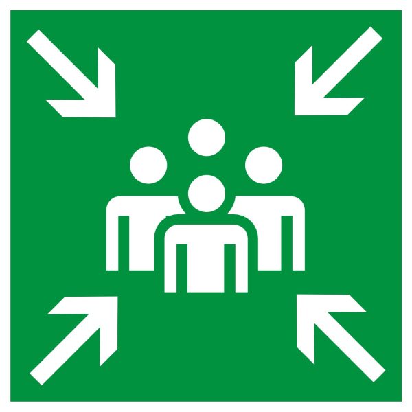 Symbol Zhromažďovacie miesto plast 1 mm