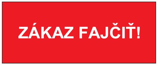 Zákaz fajčiť! txt