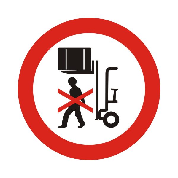 Zákaz vstupu pod zdvihnuté bremeno