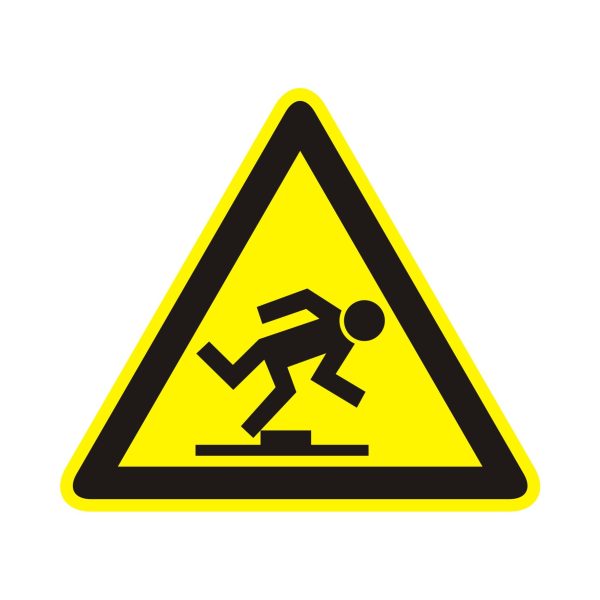 Symbol Pozor, nerovný povrch!