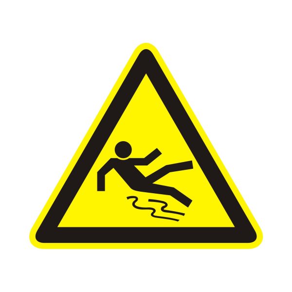Symbol Pozor, klzký povrch!