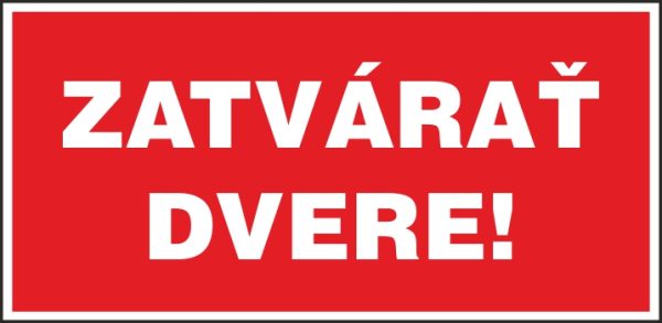 Zatvárať dvere