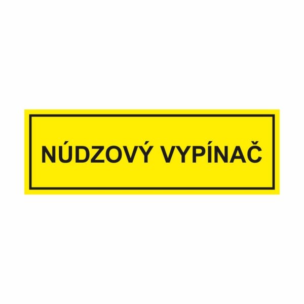 Núdzový vypínač
