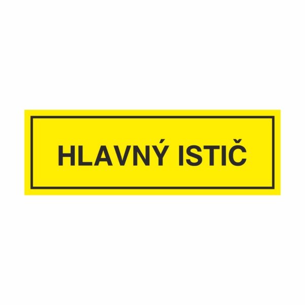 Hlavný istič