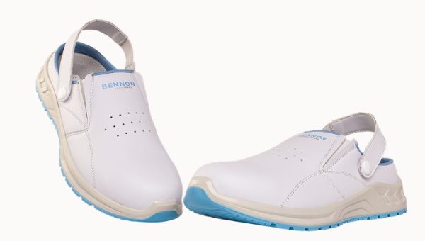 WHITE OB Slipper prac. obuv