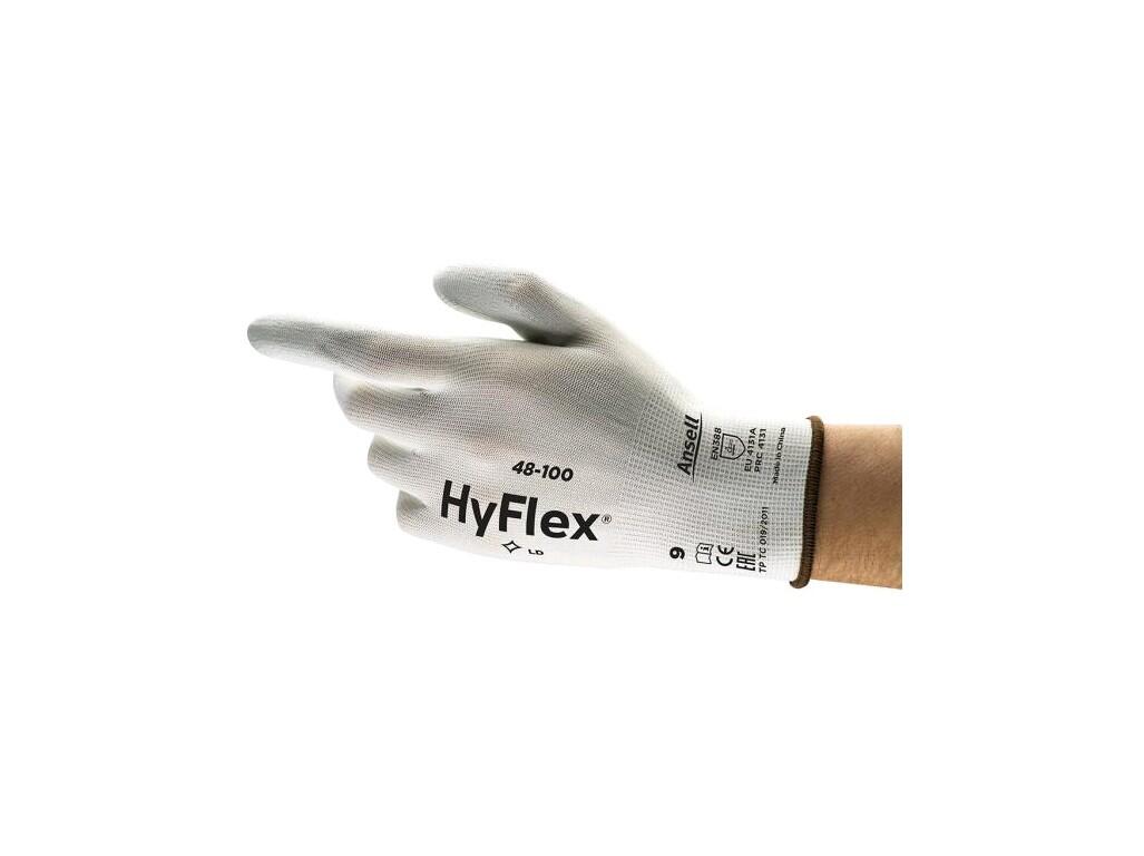Rukavice ANSELL HYFLEX 48-100, máčané v polyuretáne