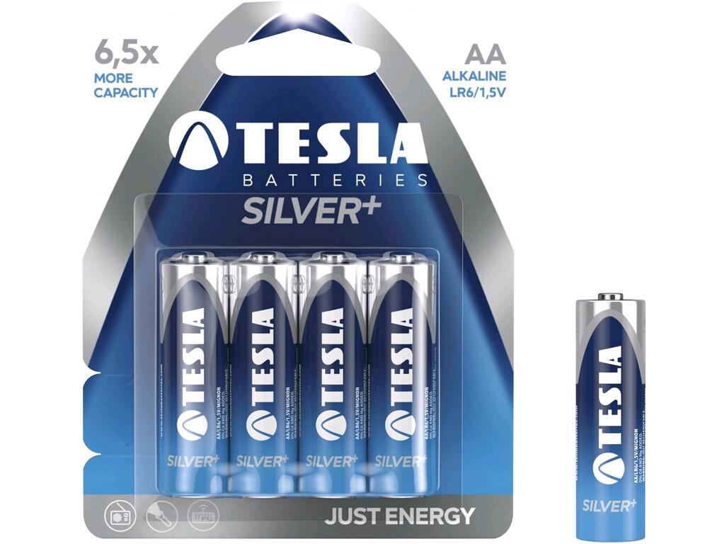 Batérie TESLA AA Silver+, ceruzkové, 4ks