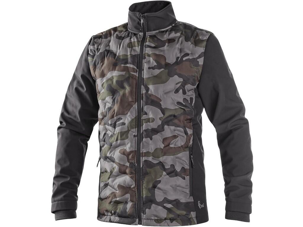 Bunda CXS CAMO, pánska, maskáčovo-čierna