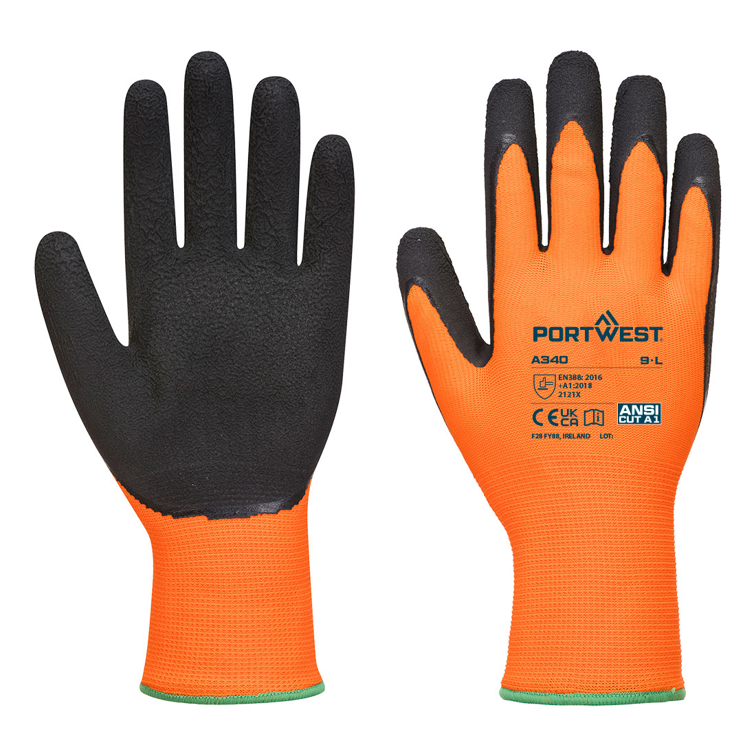 Rukavice Hi-Vis Grip - Latex