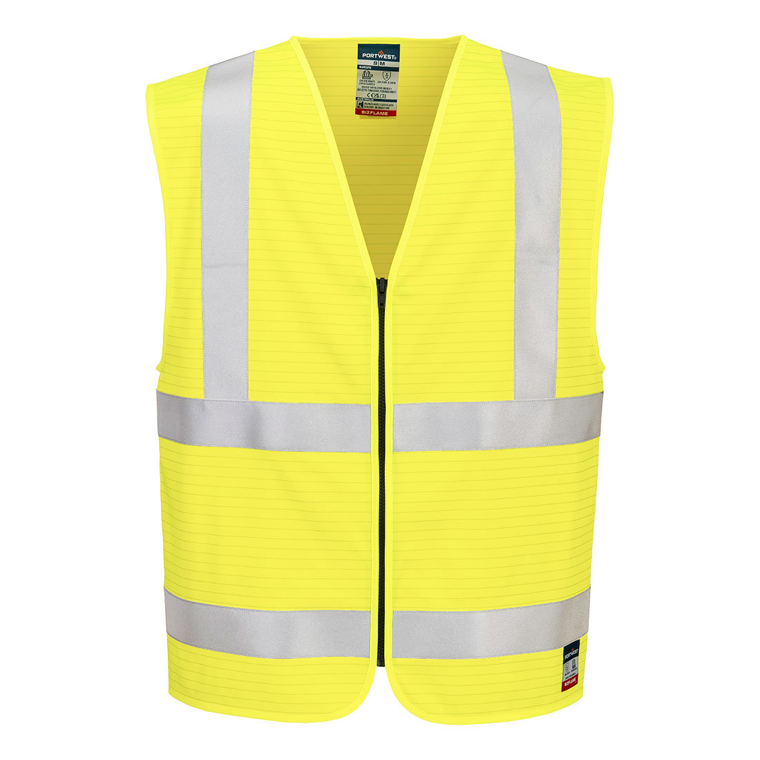 Bizflame Hi-Vis FR vesta na zips