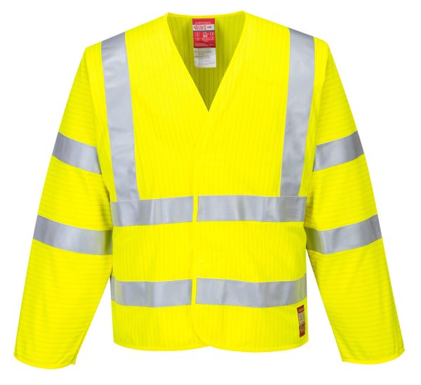 Hi-Vis Antistatická blúza – Plameňu odolná