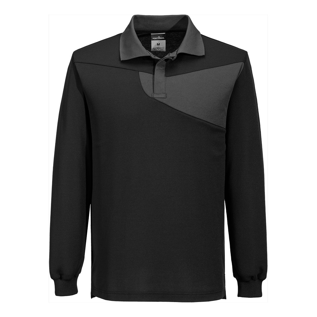 PW2 Polo tričko z bavlneného komfortného materiálu L/S