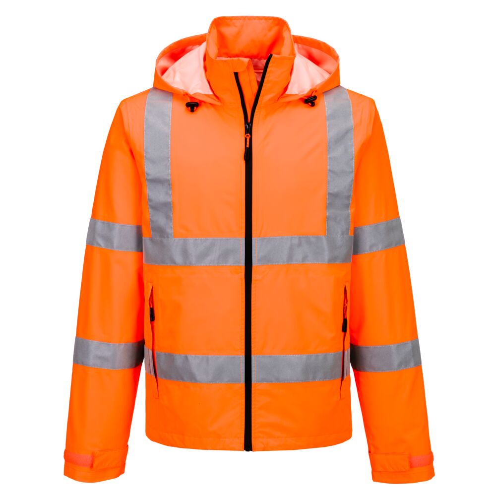 Ľahká skladateľná bunda Hi-Vis