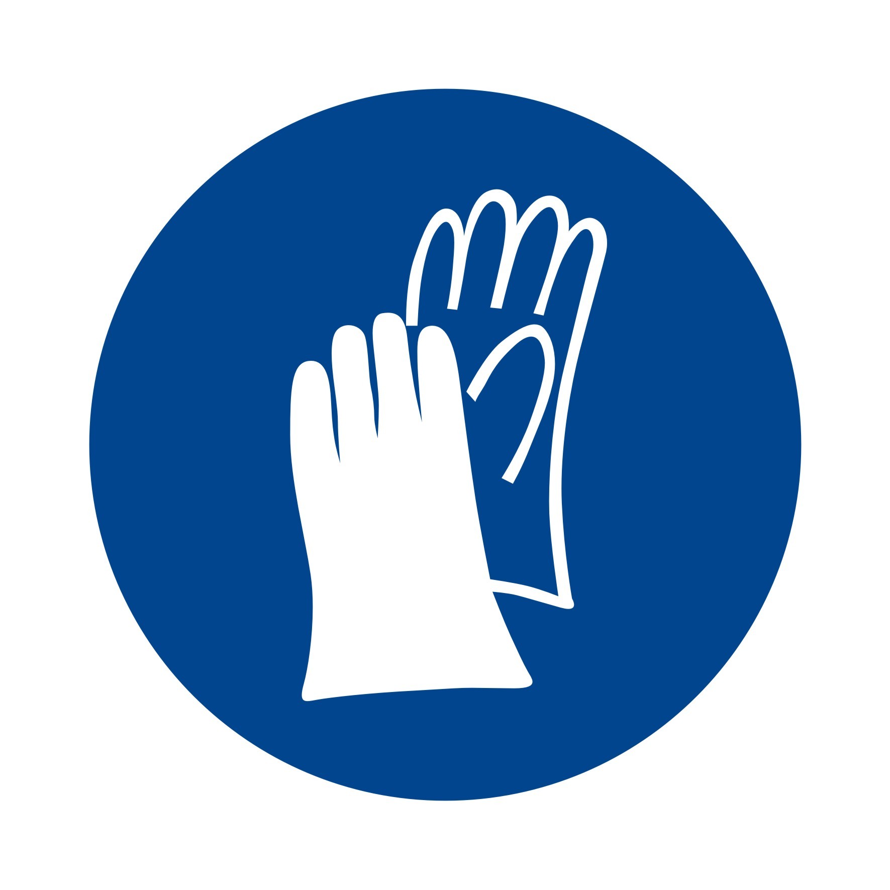 Symbol Používaj vhodné ochranné rukavice!