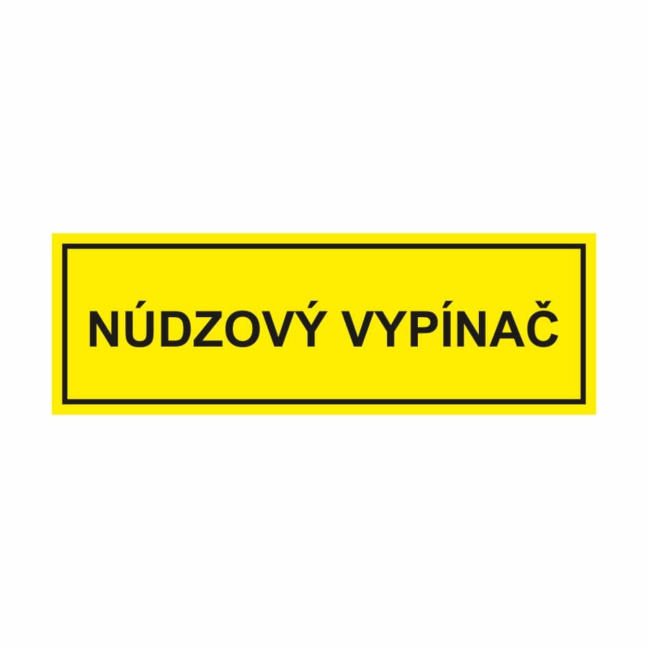 Núdzový vypínač