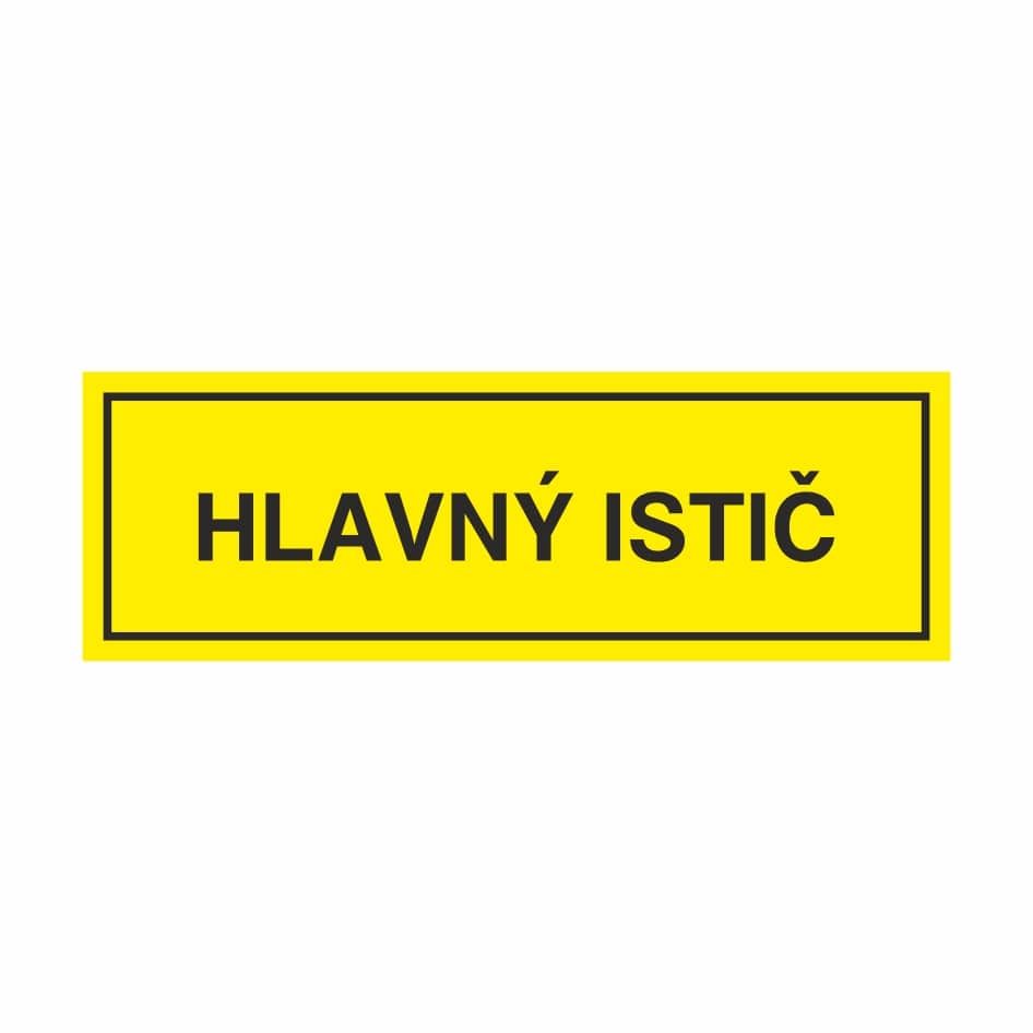 Hlavný istič