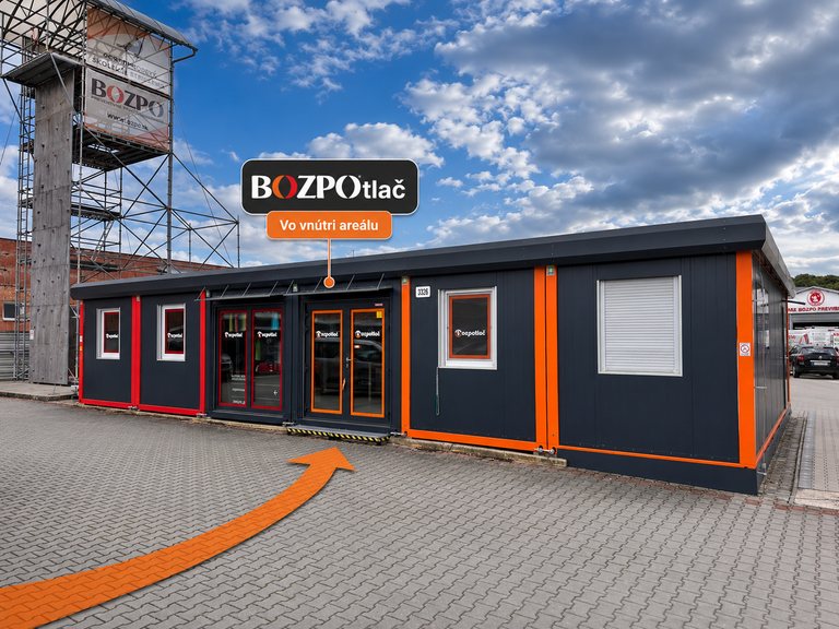 Prevádzka BOZPOtlač vo vnútri areálu